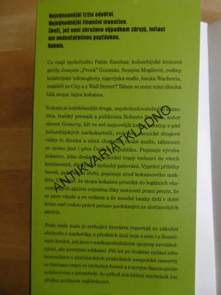 NULA NULA NULA, ROBERTO SAVIANO, **an