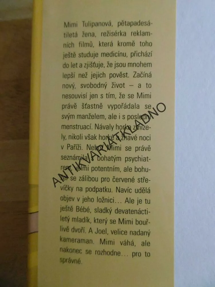 DRUHÉ JARO MIMI TULIPÁNOVÉ, SUSANNA KUBELKA, **an