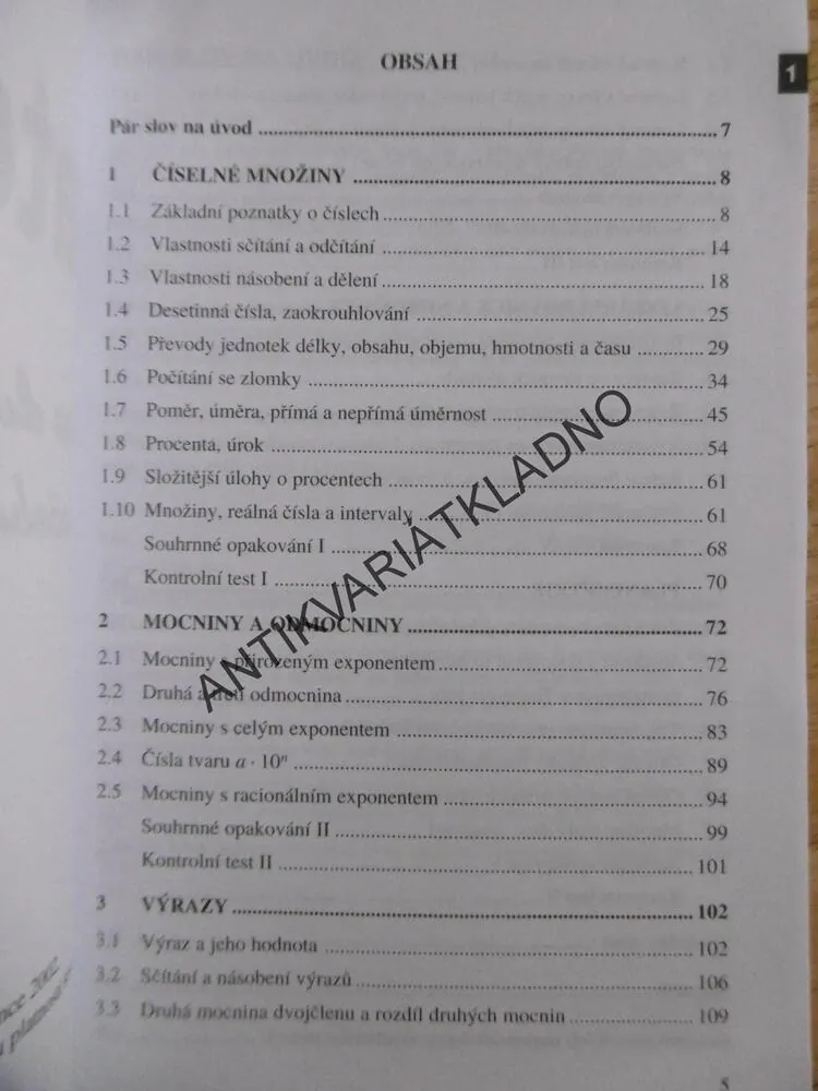 MATEMATIKA PRO DVOULETÉ A TŘÍLETÉ UČEBNÍ ODBORY SOU