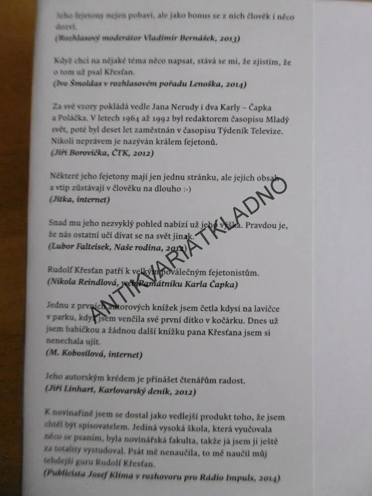 PROČ NEMÁM PISTOLI, RUDOLF KŘESŤAN, MAGDALENA KŘESŤANOVÁ, **an
