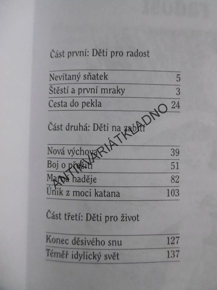 DĚTI NA ZABITÍ, MILADA GOLOBOVÁ, SKUTEČNÝ PŘÍBĚH, **an