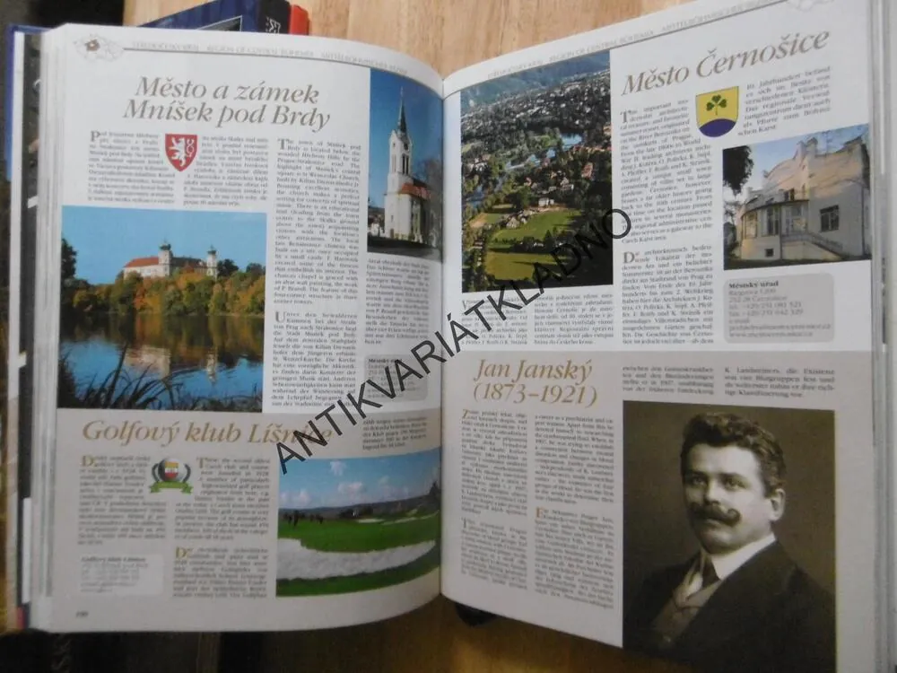 STŘEDOČESKÝ KRAJ, VÍTEJTE! OKR. PRAHA, KLADNO, BEROUN, KUTNÁ HORA, PŘÍBRAM, RAKOVNÍK AJ., **an