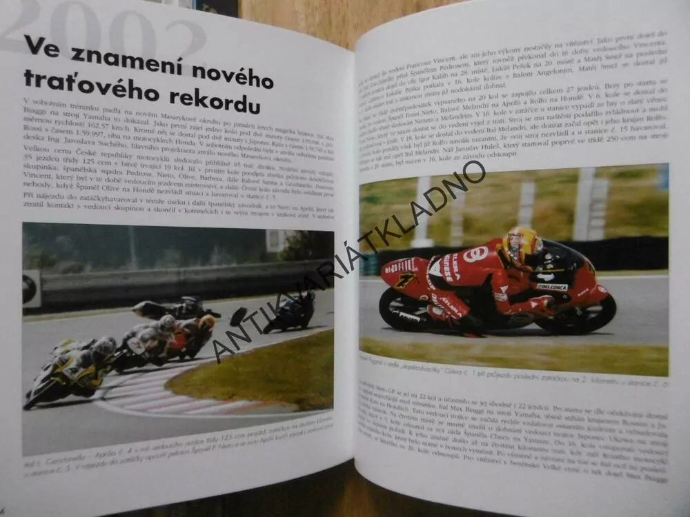 HISTORIE MOTOCYKLOVÝCH ZÁVODŮ OD R. 1950 DO SOUČASTNOSTI, ZDENĚK ZAVŘEL, **an