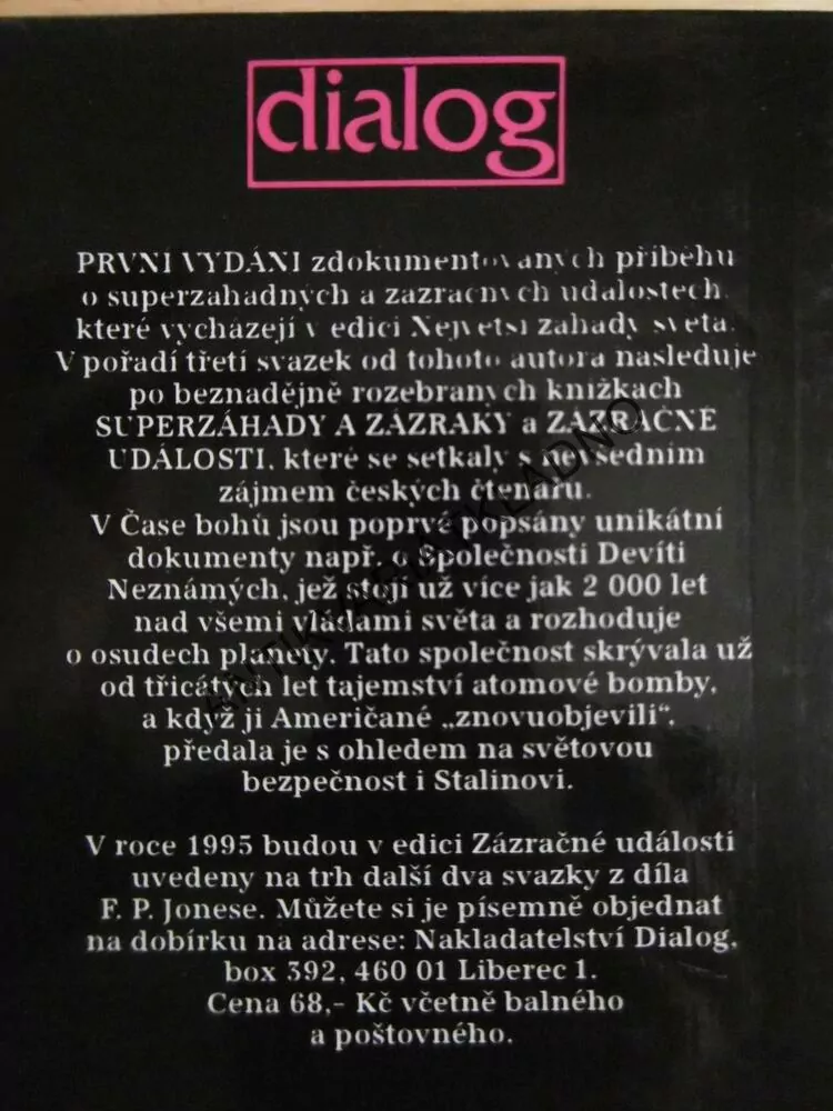 ČAS BOHŮ, FRANK P.JONES, **an