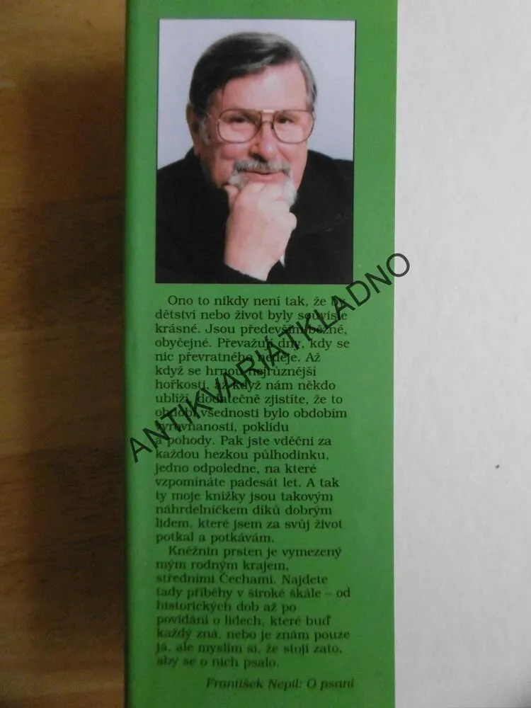 KNĚŽNIN PRSTEN, KDE JSI CHODIL SATANE? FRANTIŠEK NEPIL, **an