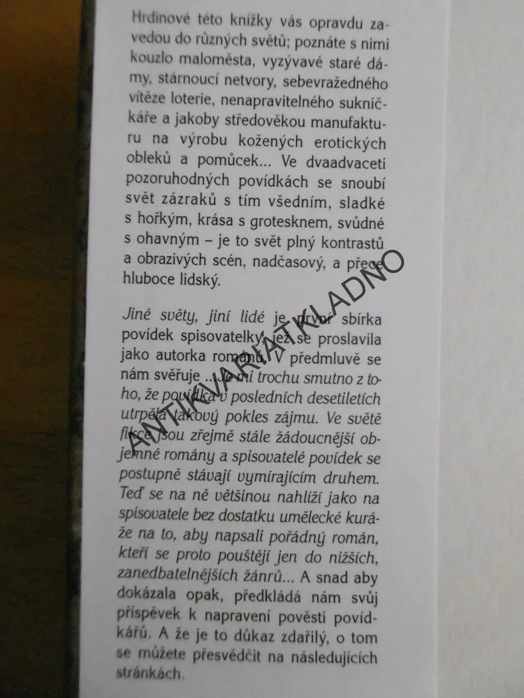 JINÉ SVĚTY, JINÍ LIDÉ, JOANNE HARRISOVÁ, **an