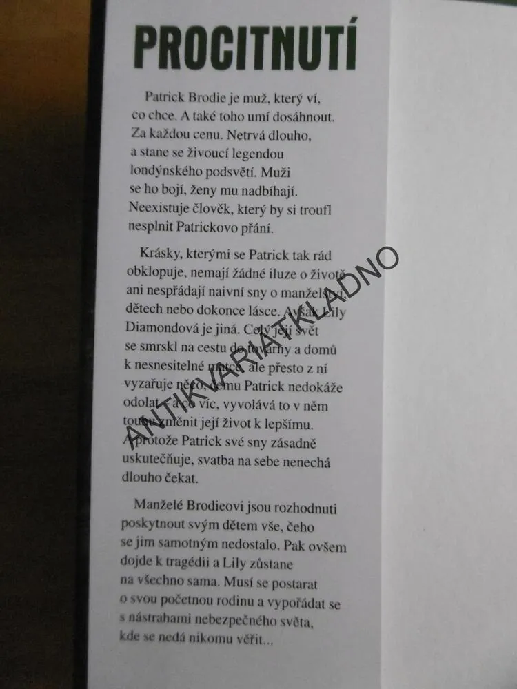 PROCITNUTÍ, MARTINA COLE, **an