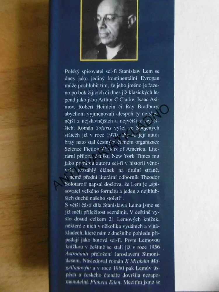 DENÍK NALEZENÝ VE VANĚ, STANISLAW LEM, **an