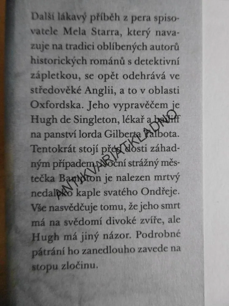 ZLOČIN U KOSTELA, MEL STARR, **an