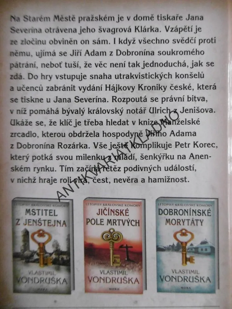 MANŽELSKÉ ZRCADLO, VLASTIMIL VONDRUŠKA, **an