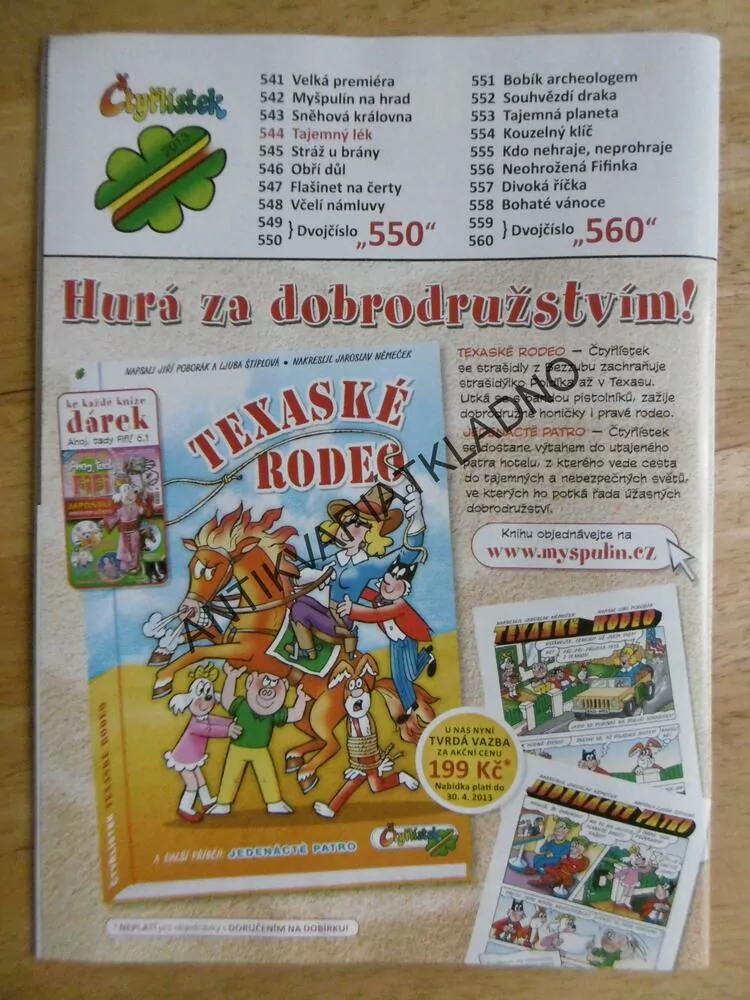 ČTYŘLÍSTEK 544 - TAJEMNÝ LÉK