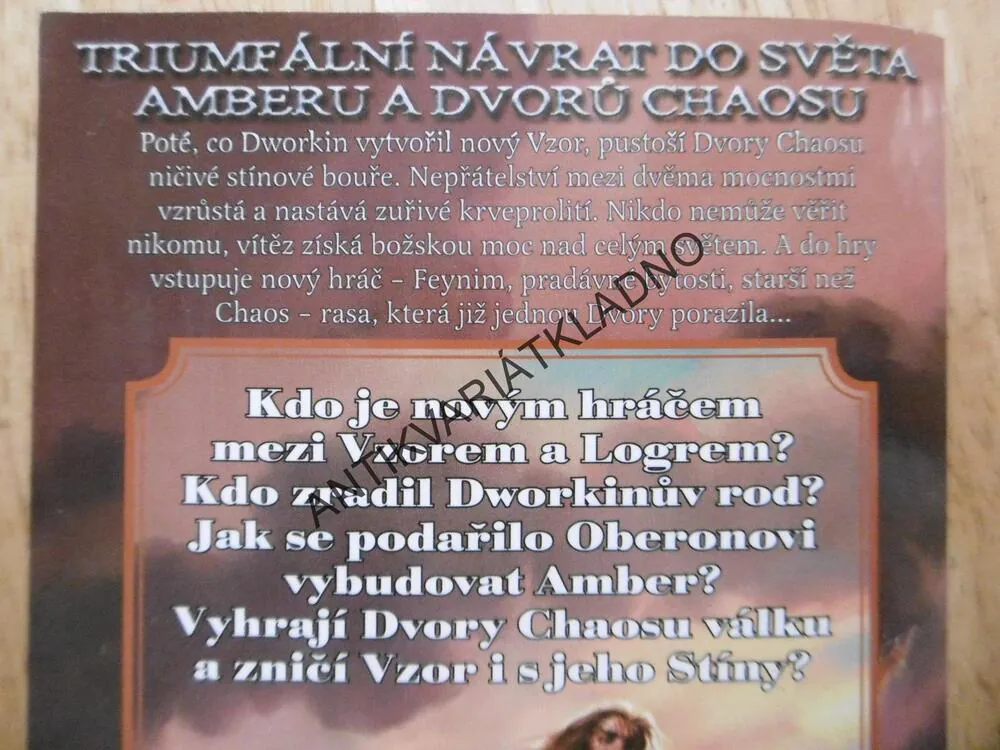 KOUZLO AMBERU, ROGER ZELAZNY, **an