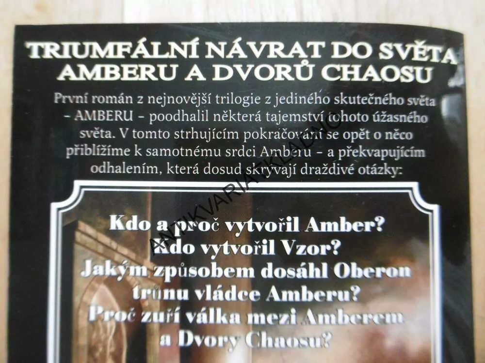 AMBER A CHAOS, ROGER ZELAZNY, **an