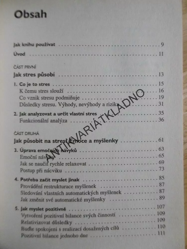 JAK ZVLÁDAT STRES, METODY A CVIČENÍ, CHARLY CUNGI, **an