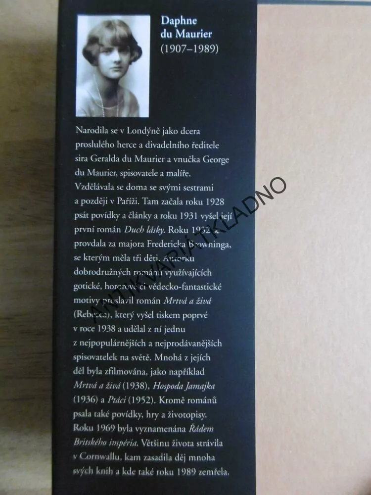 FRANCOUZOVA ZÁTOKA, DAPHNE DU MAURIER, **an