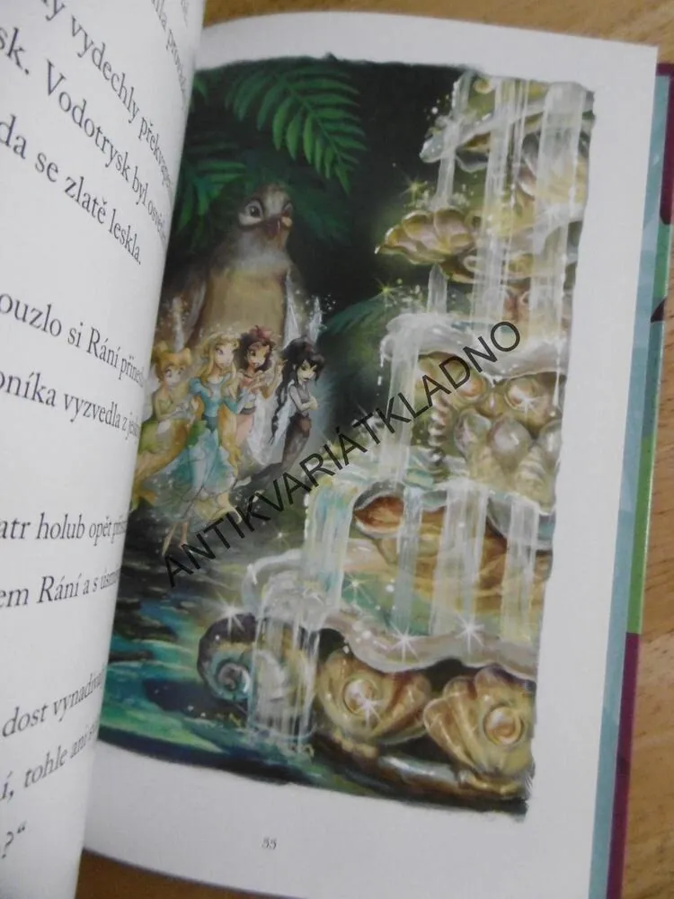 RÁNÍ A LAGUNA MOŘSKÝCH ŽÍNEK, KOUELMNÁ KNIHOVNA VÍLY, WALT DISNEY, **an