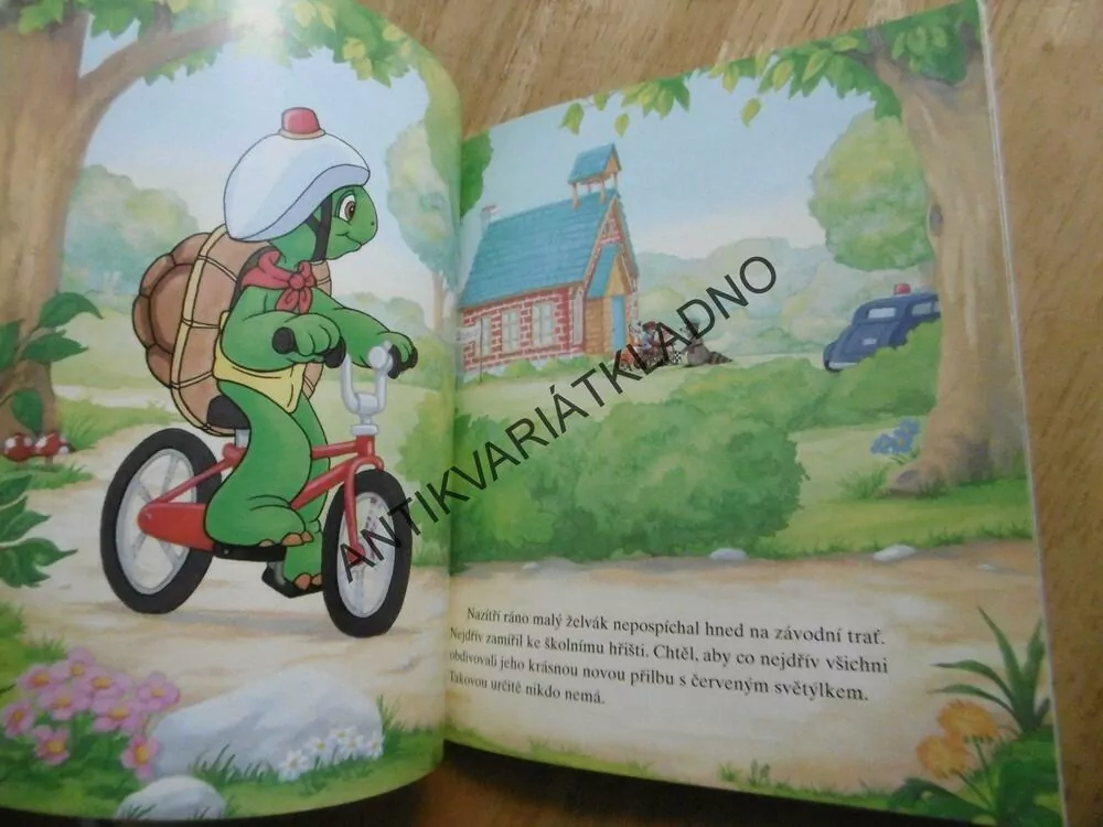 FRANKLIN A CYKLISTICKÁ PŘILBA, PŘÍBĚHY Z TELEVIZE,