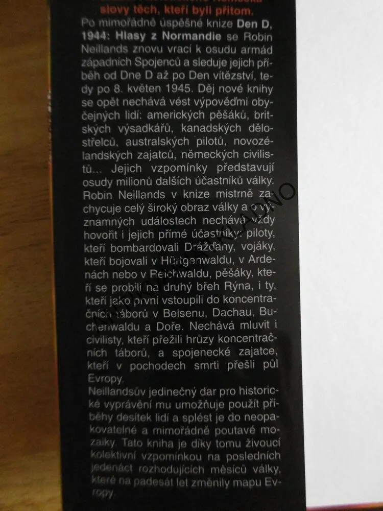 PÁD TŘETÍ ŘÍŠE, ROBIN NEILLANDS, **an