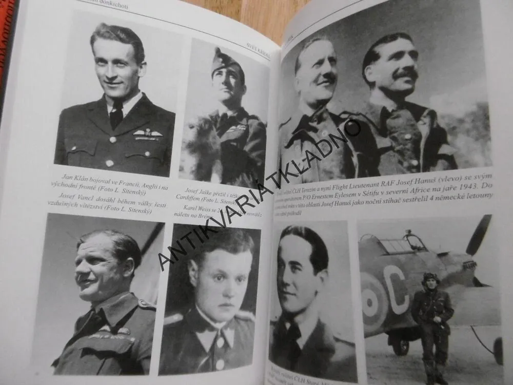 VZDUŠNÍ DONKICHOTI, ČETNICKÉ LETECKÉ HLÍDKY 1935-39, RAF, JINDŘICH MAREK,, **an