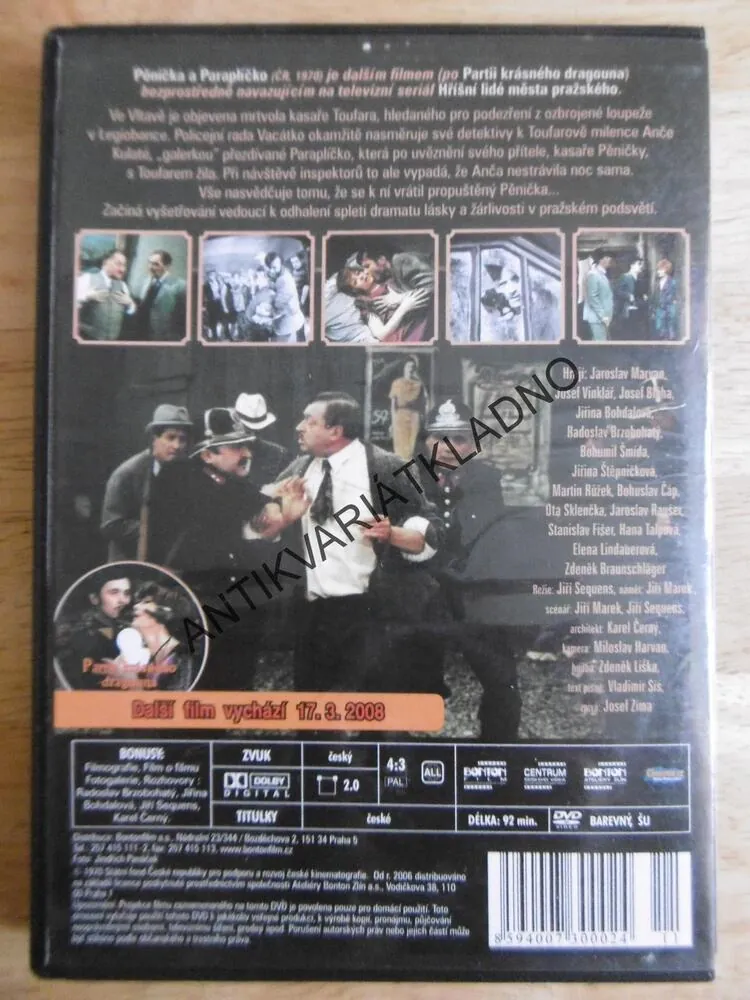 PĚNIČKA A PARAPLÍČKO, DVD FILM