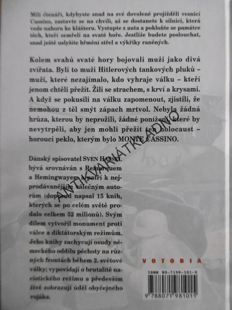 MONTE CASSINO, SVEN HASSEL, **an
