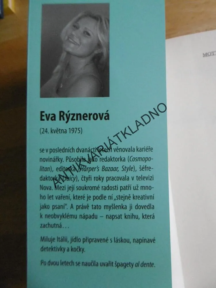ŘÍKAL JSI TI AMO, EVA RÝZNEROVÁ, **an