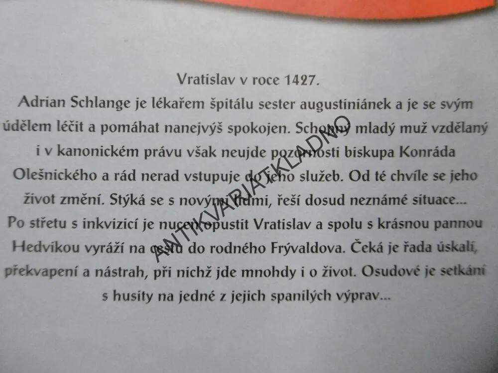 RANHOJIČ Z VRATISLAVI, ONDŘEJ PIVODA, **an