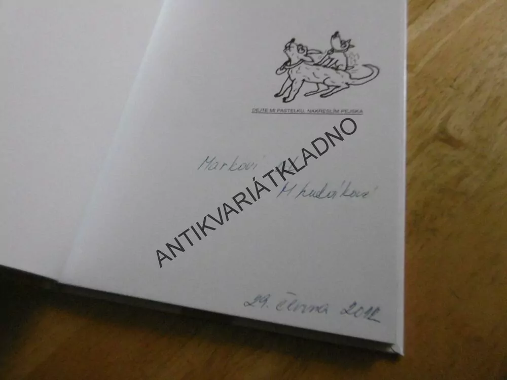 DEJTE MI PASTELKU NAKRESLÍM PEJSKA, ZPĚVNÍK, JAN VODŇANSKÝ, **an