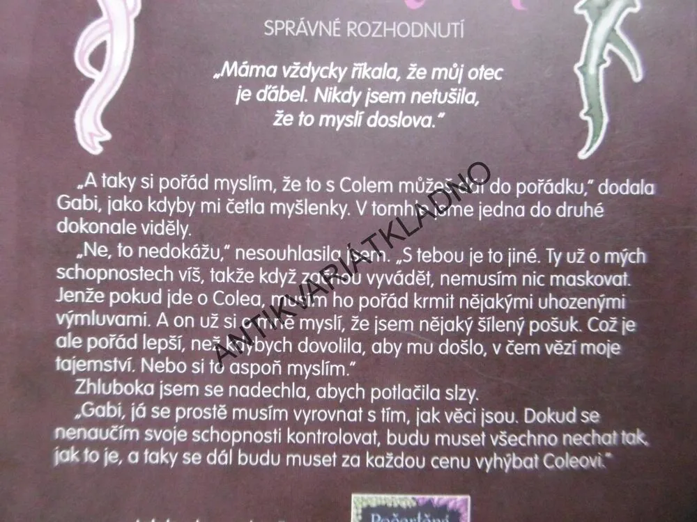 POČERTĚNÁ, SPRÁVNÉ ROZHODNUTÍ, SHANI PETROFFOVÁ, **AN
