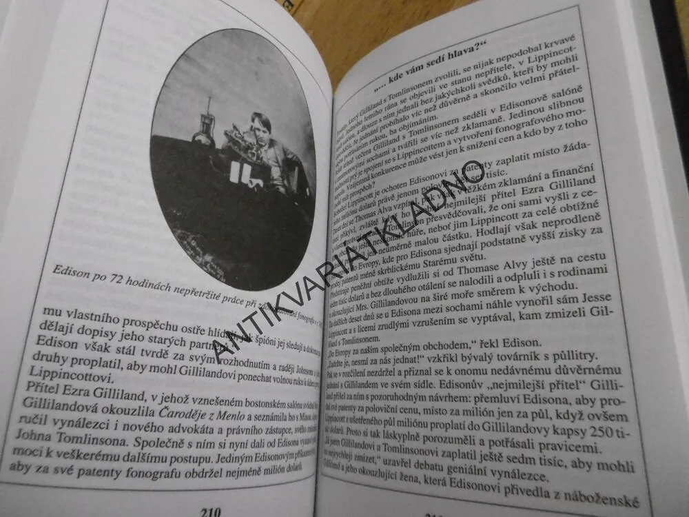T.A.EDISON, F.JÍLEK, **AN