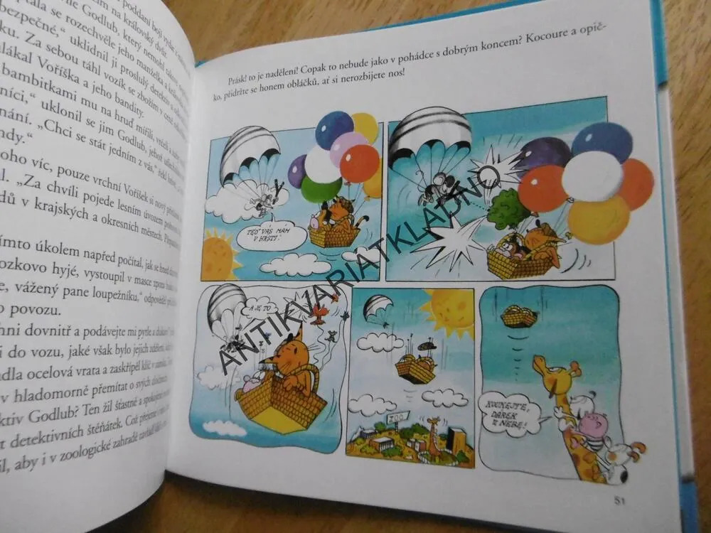 KOCOUR VAVŘINEC DETEKTIV SPORTOVEC, LHOTOVÁ, FALTOVÁ, KOMIKS, **an