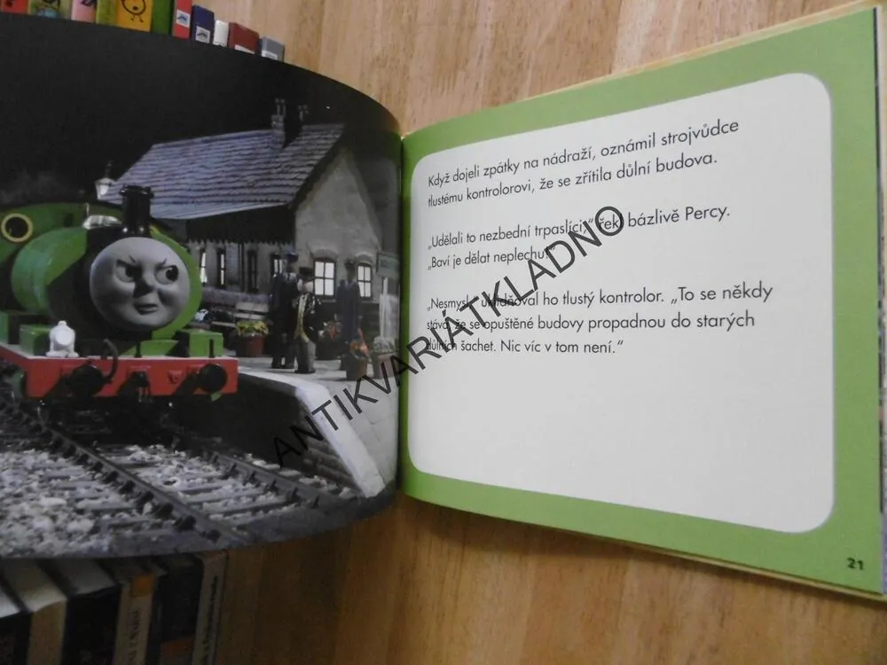 PERCY A STRAŠIDELNÝ DŮL, LOKOMOTIVA TOMÁŠ, **AN