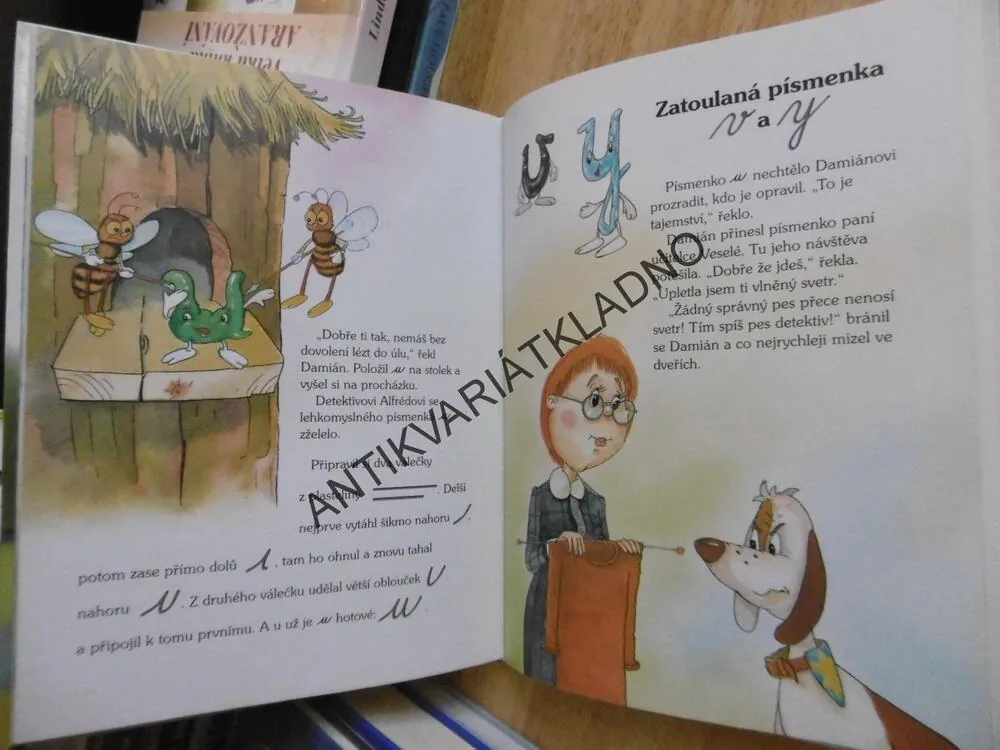 ZVĚDAVÁ PÍSMENKA, ABECEDA, **an