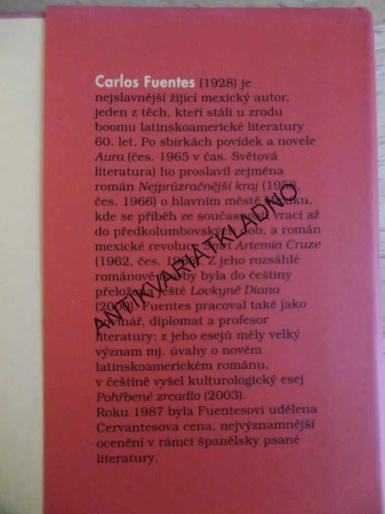STARÝ GRINGO, CARLOS FUENTES, **an