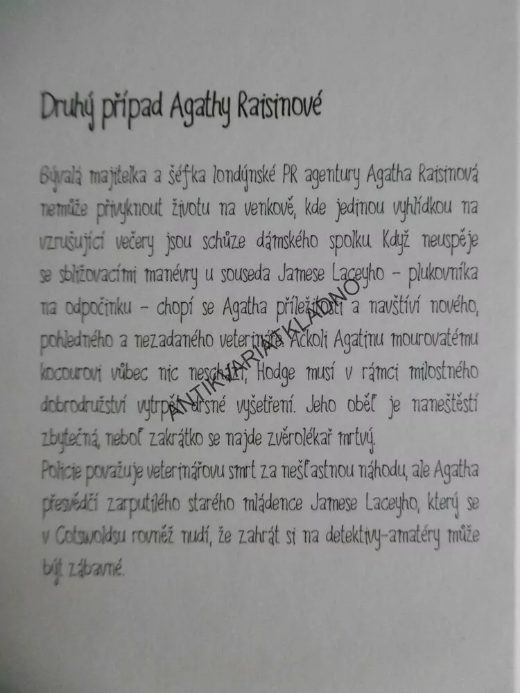 AGATHA RAISINOVÁ A ZLÝ VETERINÁŘ, M.C.BEATON