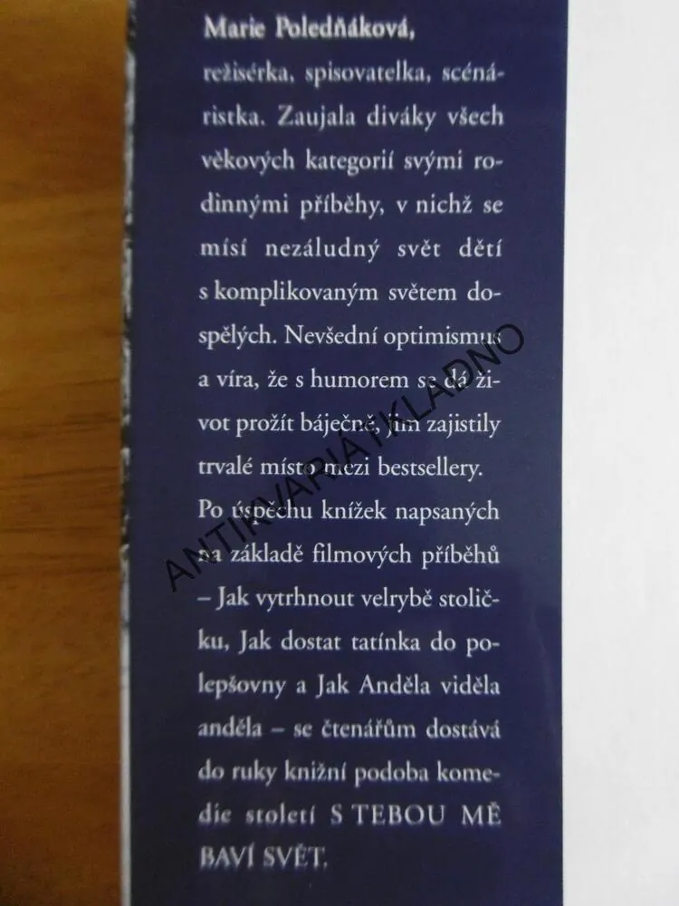 S TEBOU MĚ BAVÍ SVĚT, MARIE POLEDŇÁKOVÁ, **an