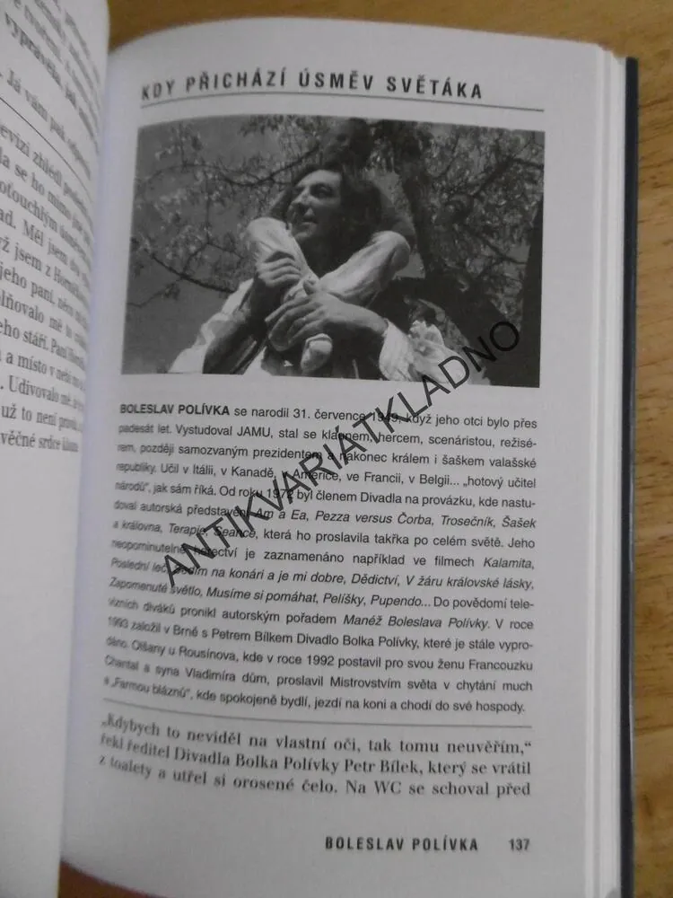 NEVŠEDNÍ SETKÁNÍ, ROSTISLAV SARVAŠ, **an