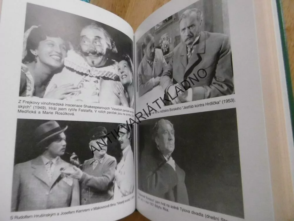 JAROSLAV MARVAN VZPOMÍNÁ, HERECKÉ ESO, JIŘÍ TVRZNÍK, **an