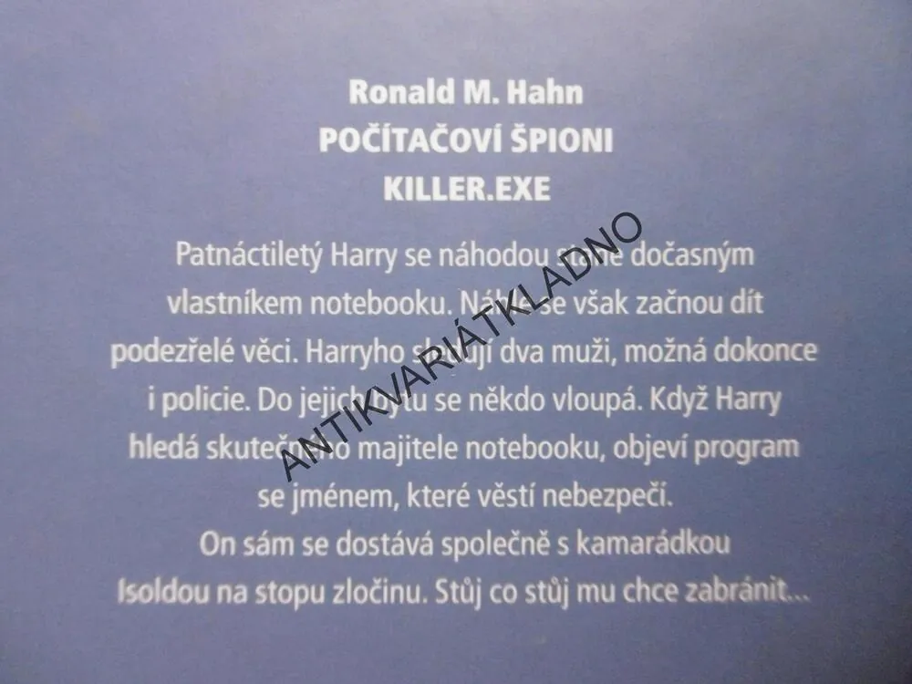 POČÍTAČOVÍ ŠPIONI, RONALD M. HAHN **an