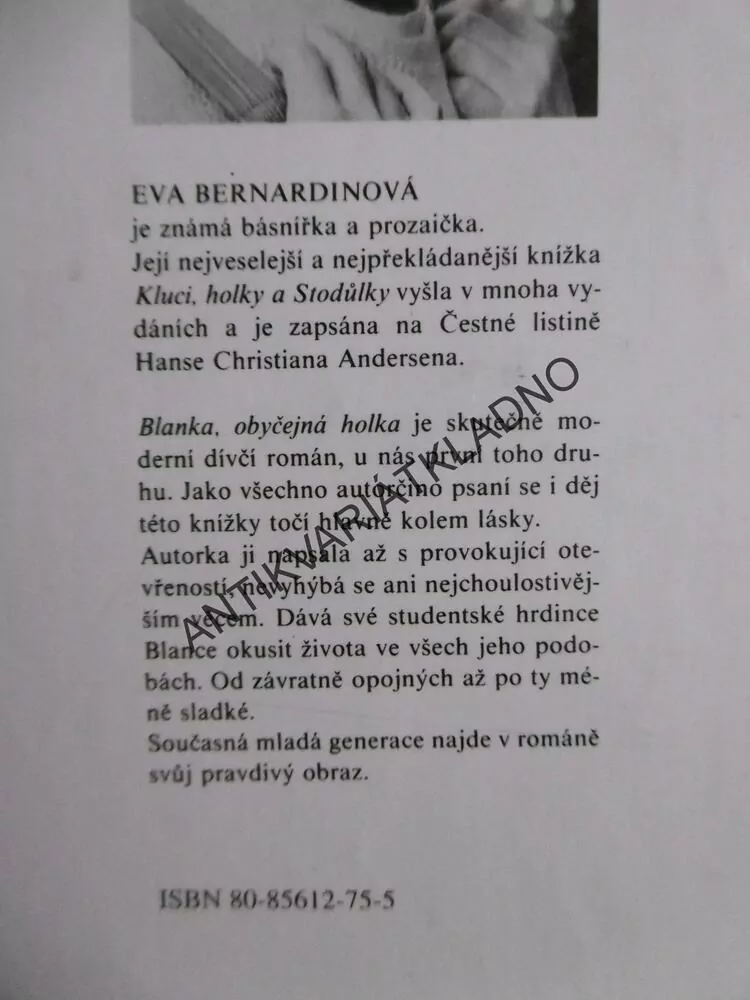 BLANKA 1-3, EVA BERNARDINOVÁ, **an
