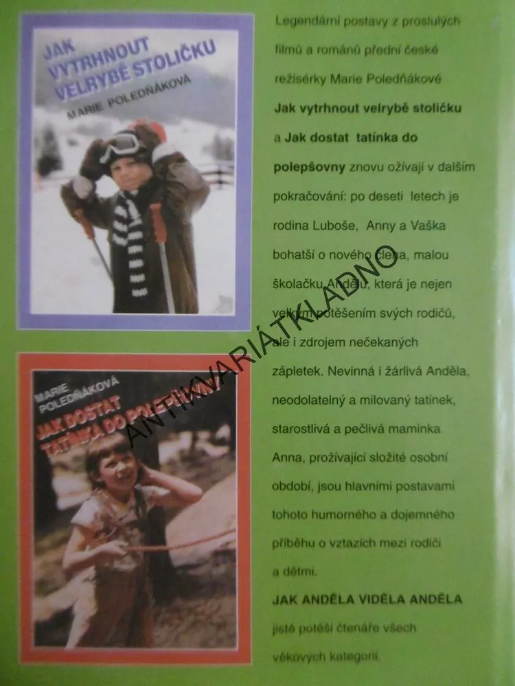 JAK ANDĚLA VIDĚLA ANDĚLA, MARIE POLEDŇÁKOVÁ, **an