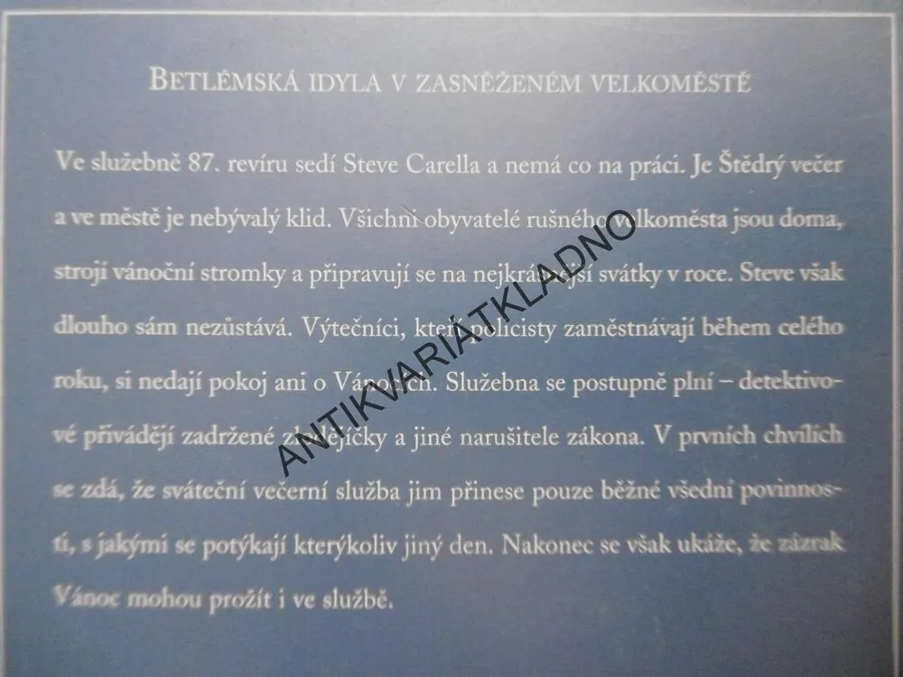 ŠTĚDRÝ VEČER V 87.REVÍRU, ED MCBAIN, **an