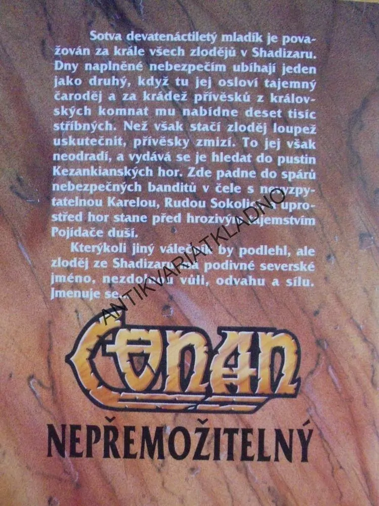 CONAN NEPŘEMOŽITELNÝ, ROBERT JORDAN, **an