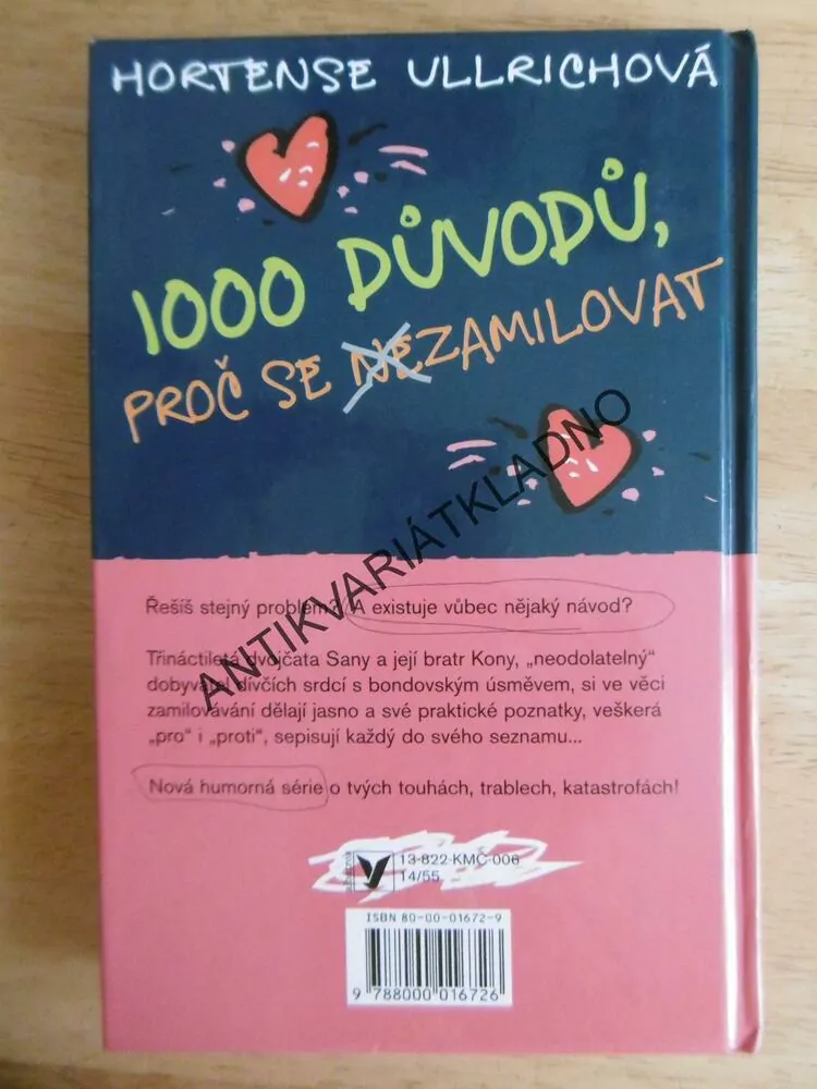 1000 DŮVODŮ PROČ SE NEZAMILOVAT, HORTENSE ULLRICHOVÁ, **an
