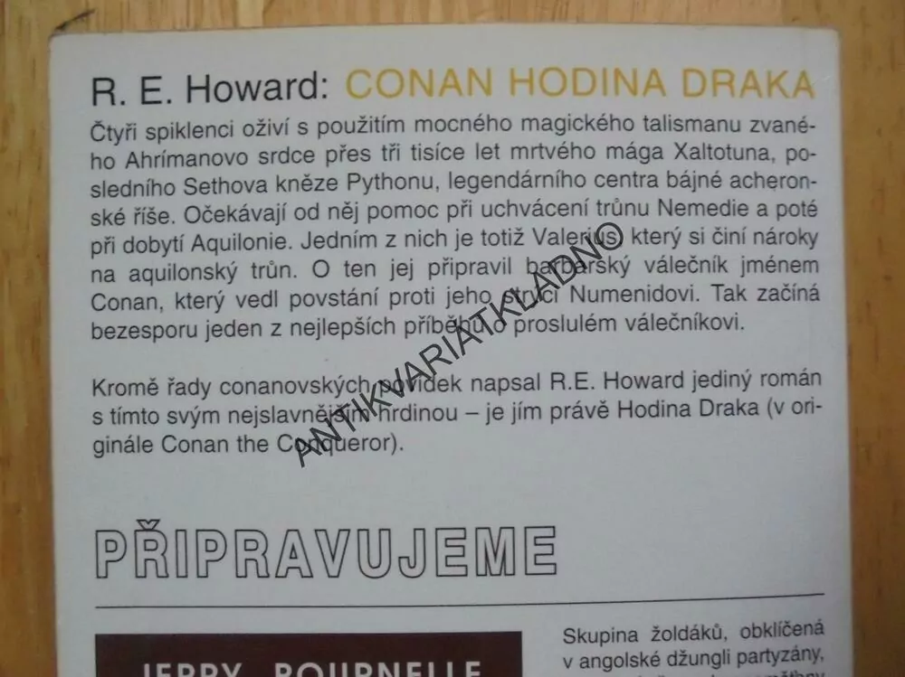 CONAN A HODINA DRAKA, R.E. HOWARD