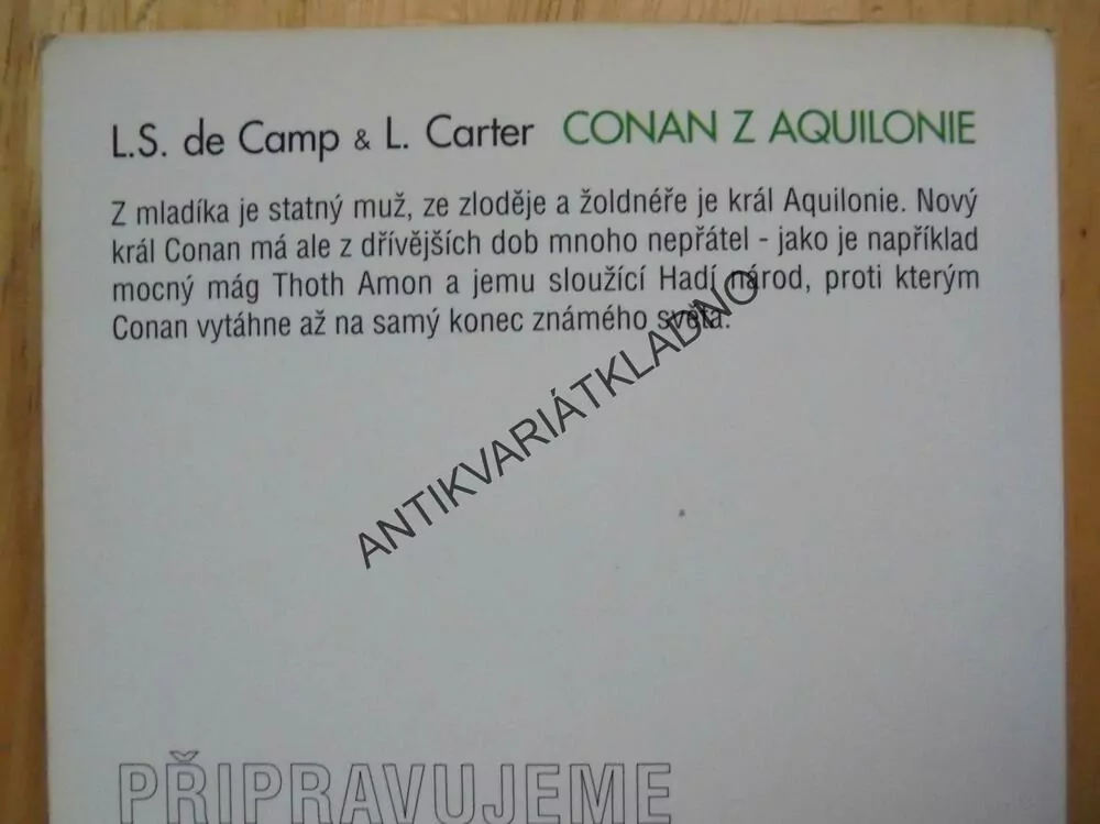 CONAN Z AQUILONIE, SPRAQUE DE CAMP, LIN CARTER, **an