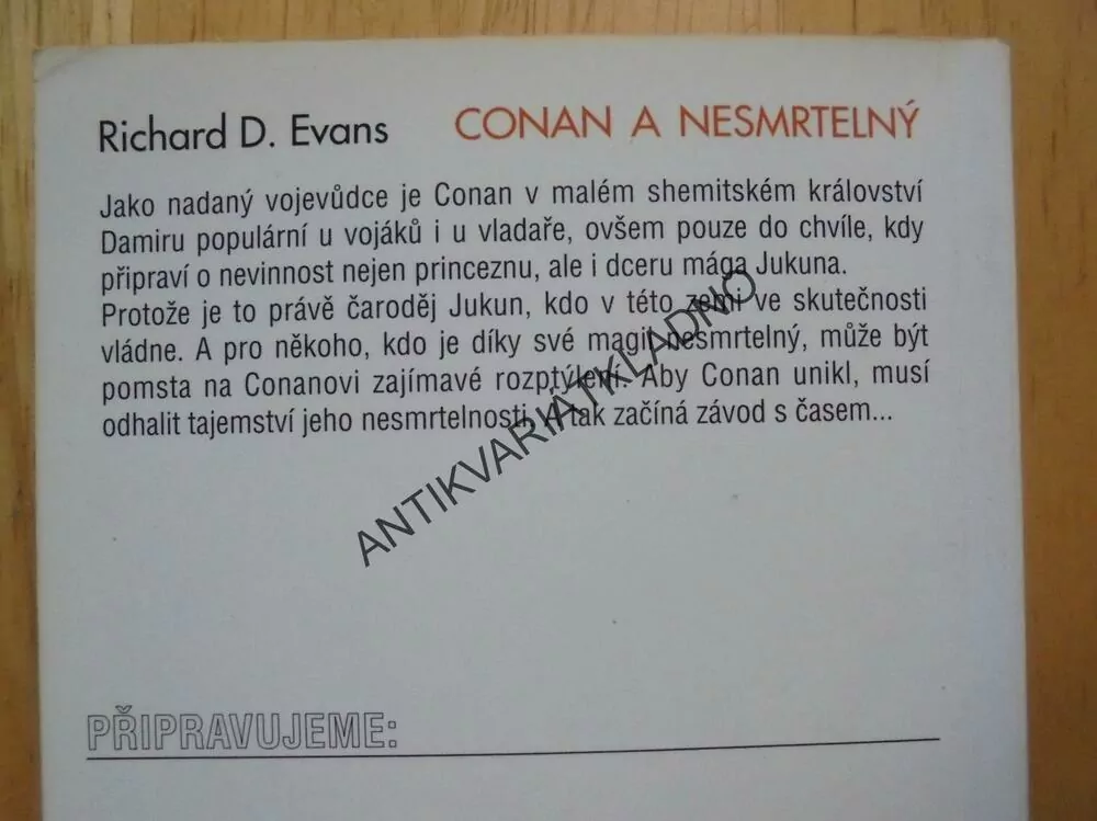CONAN A NESMRTELNÝ, RICHARD D.EVANS, **an