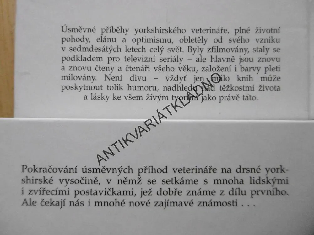 TO BY SE ZVĚROLÉKAŘI STÁT NEMĚLO, JAMES HERRIOT,1-2, **an