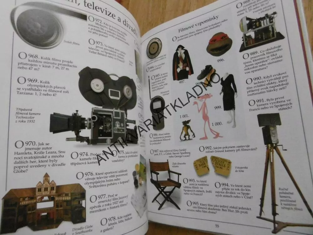 1001 OTÁZKA A ODPOVĚĎ, SVĚT PŘÍRODY, VĚDA A VYNÁLEZY, HISTORIE, SPORT A VOLNÝ ČAS,, **an