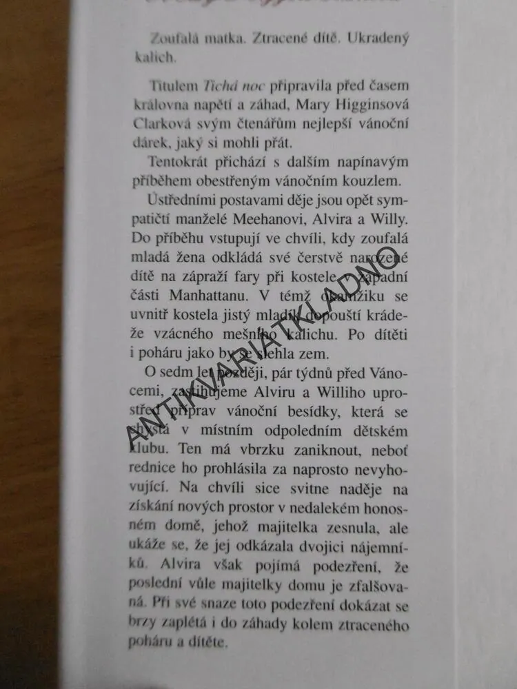 SPI, DĚŤÁTKO, SPI, MARY HIGGINS CLARKOVÁ, **an